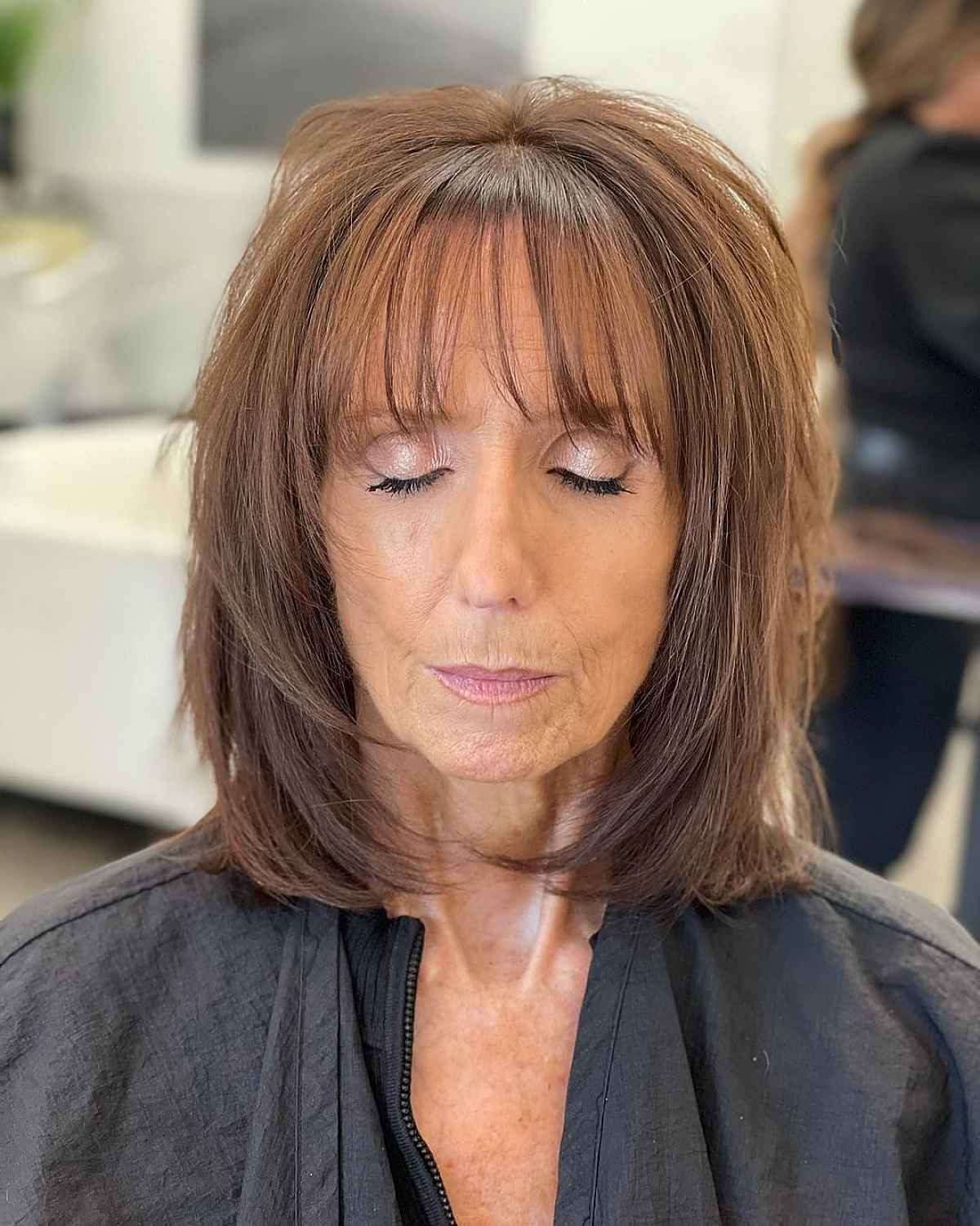26 Lovely Layered Bob Haircuts for Ladies In Their 60s That Are Easy To Style