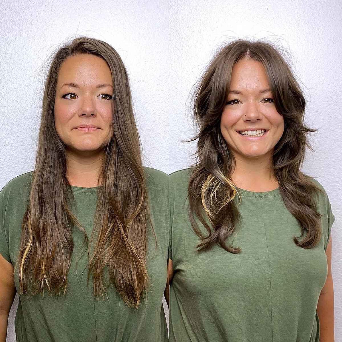 15 Slimming Long Layered Haircuts for Women with Full Faces