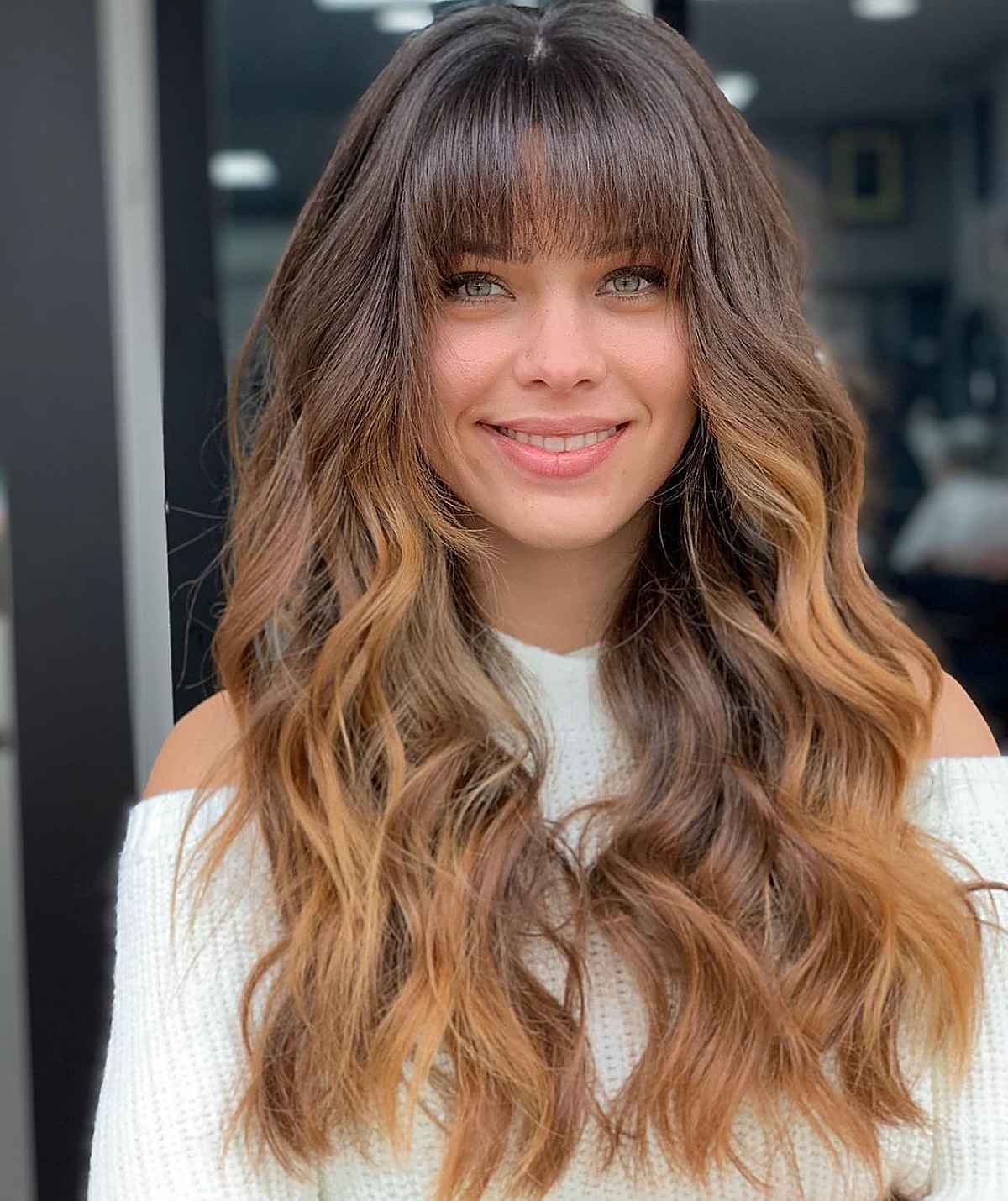 15 Slimming Long Layered Haircuts for Women with Full Faces