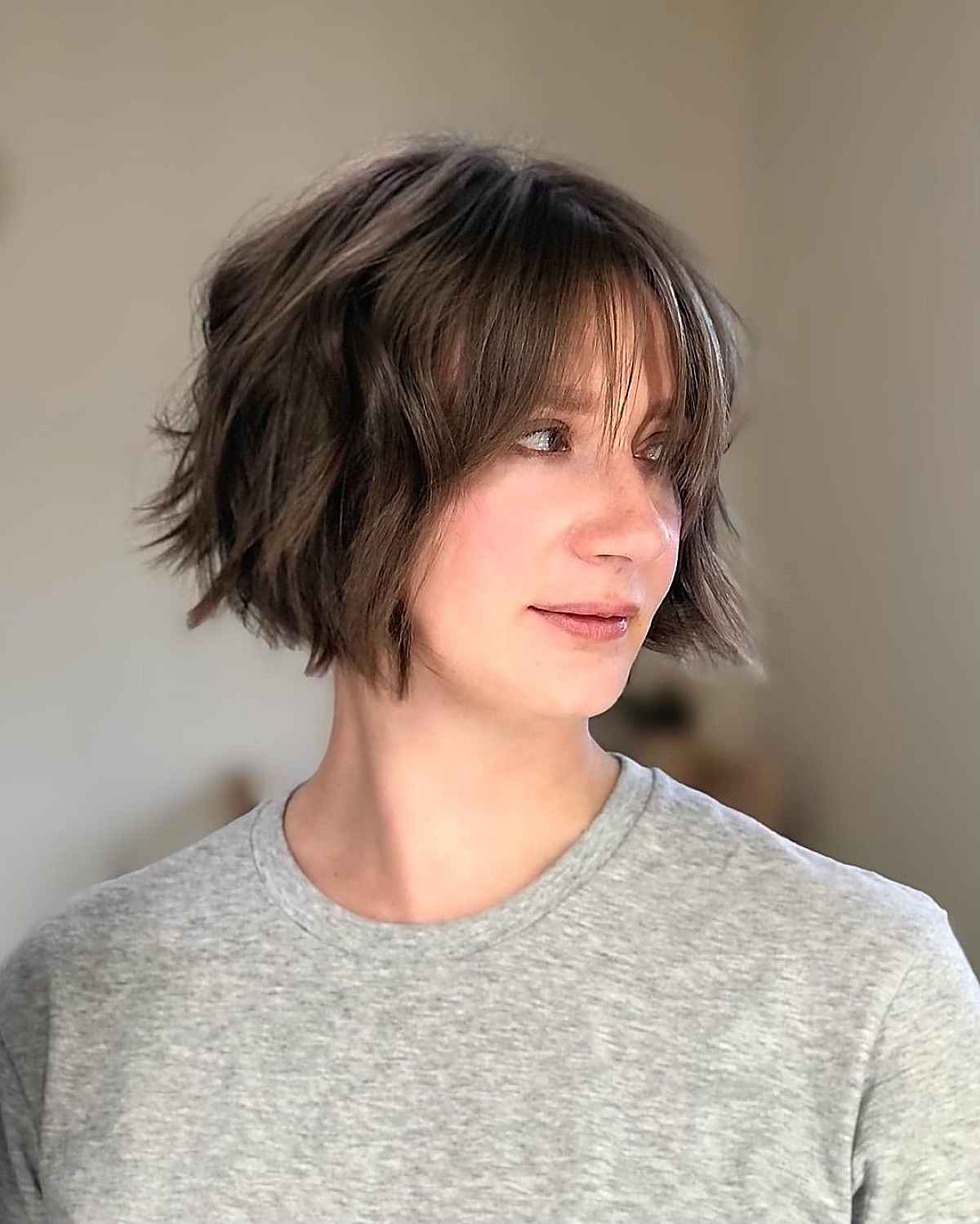 15 Best Ways to Rock a Low-Maintenance Shaggy Haircut with Bangs