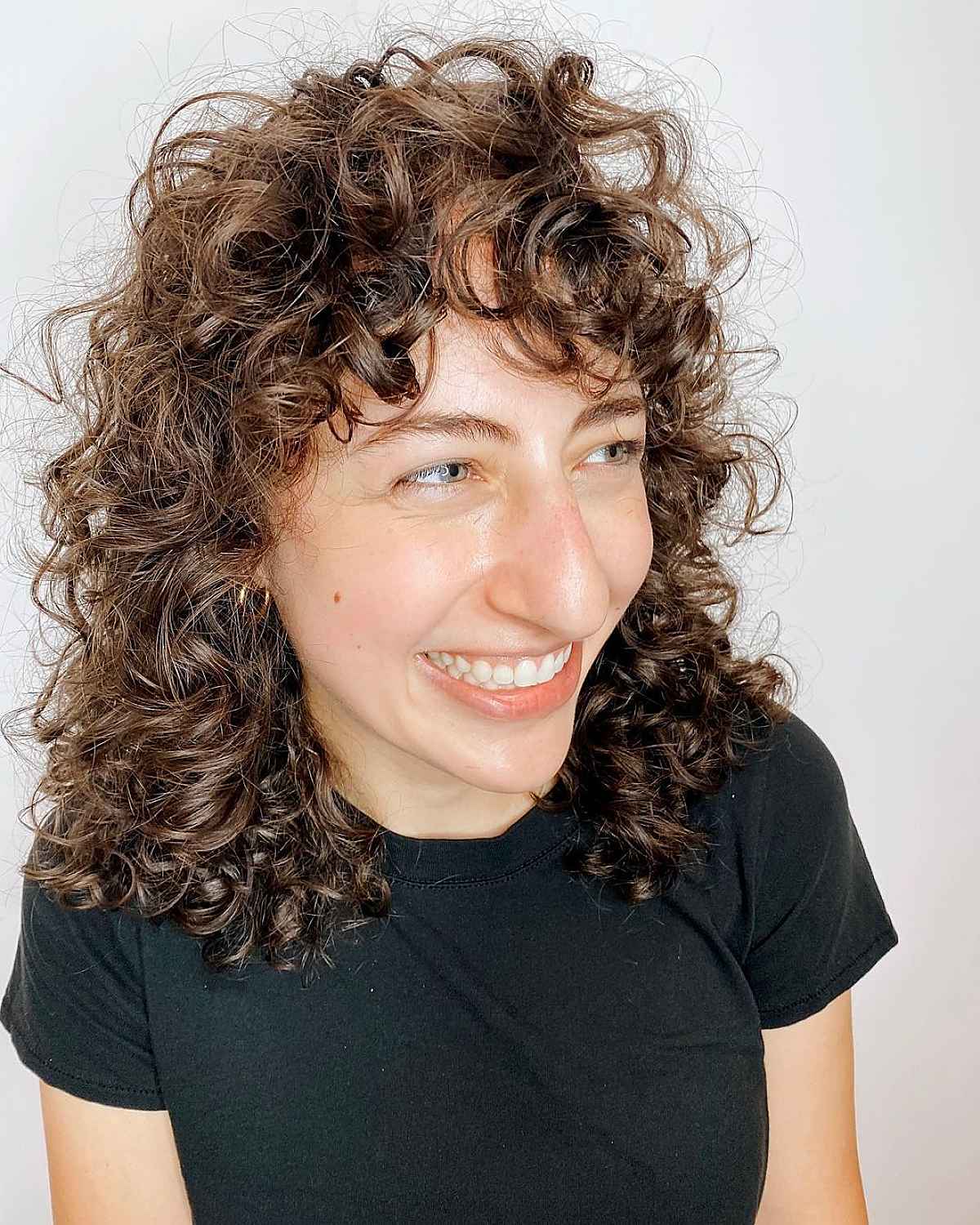 15 Trendiest Curly, Shaggy Lob Haircuts for Curly-Haired Women