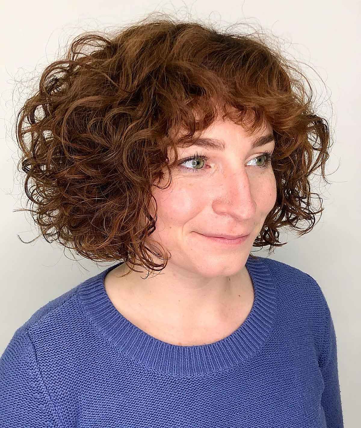 15 Trendiest Curly, Shaggy Lob Haircuts for Curly-Haired Women