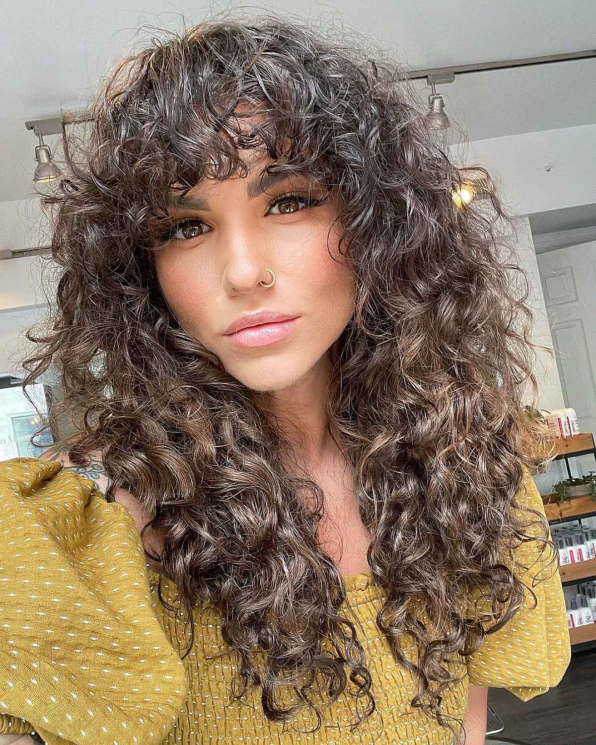28 Stunning Curly Shag Haircuts for Trendy, Curly-Haired Girls