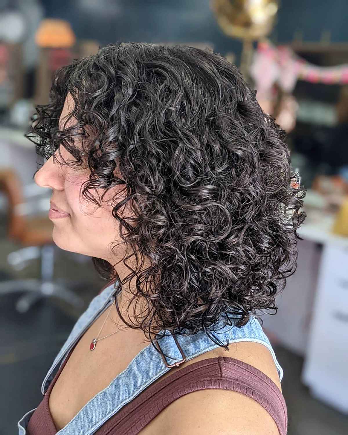 15 Trendiest Curly, Shaggy Lob Haircuts for Curly-Haired Women