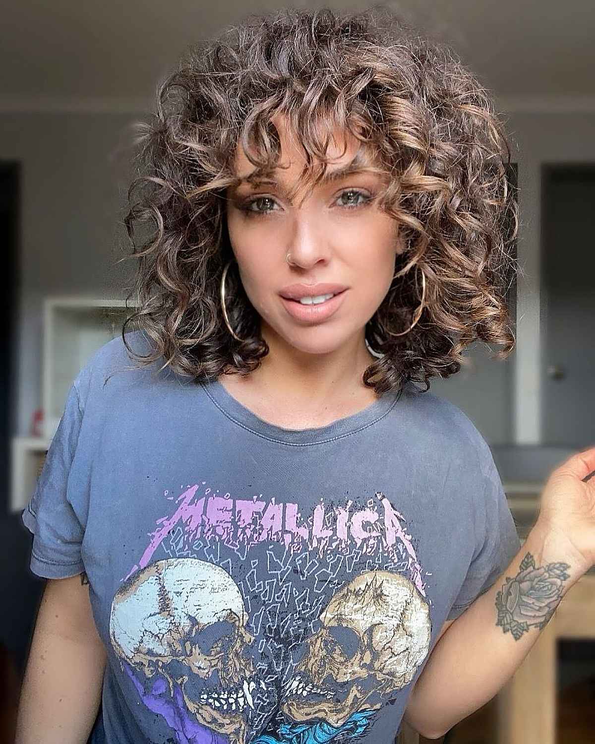 28 Stunning Curly Shag Haircuts for Trendy, Curly-Haired Girls