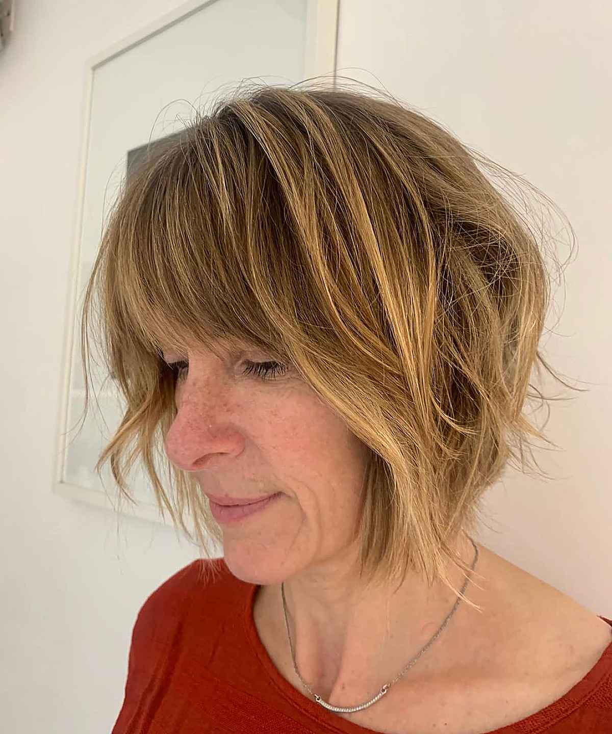 15 Cutest Chin-Length Layered Bobs for a Fresh, Short Look