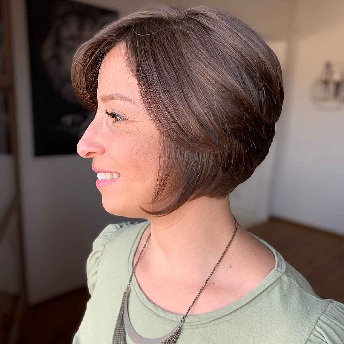 15 Cutest Chin-Length Layered Bobs for a Fresh, Short Look