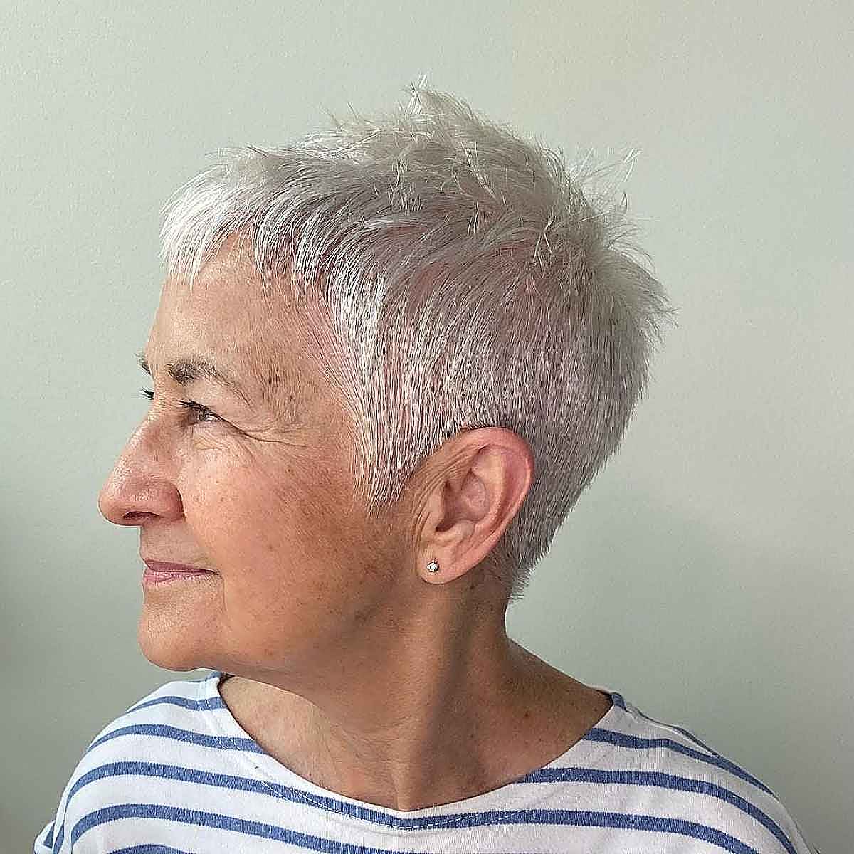 15 Perfect Pixie Haircuts for Women Over 70 to Pull Off