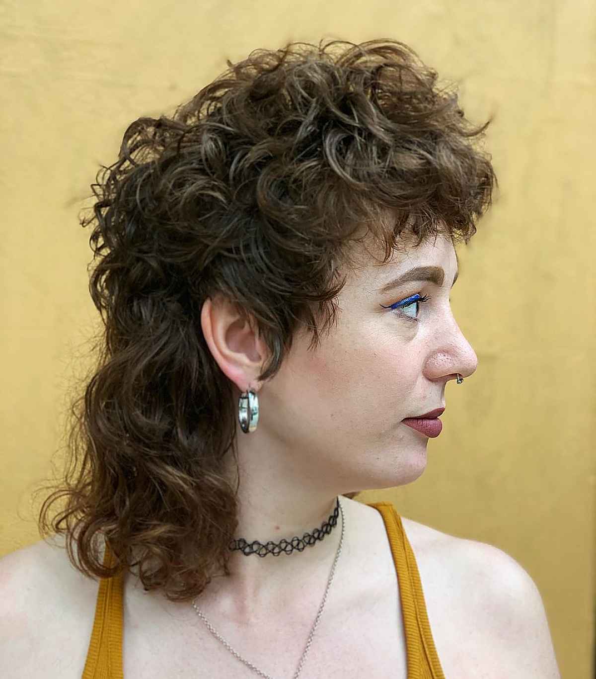 26 Modern Mullet Hairstyles for Girls with Curly Hair