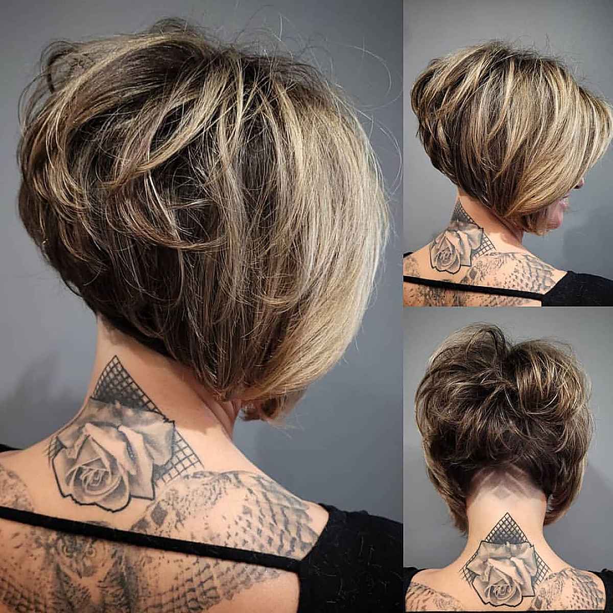 15 Chic Ways to Get a Stacked Bob with An Undercut