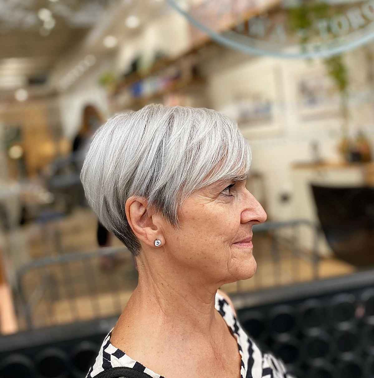 26 Stylish Wash-and-Wear Haircuts for Women Over 60 Short On Time
