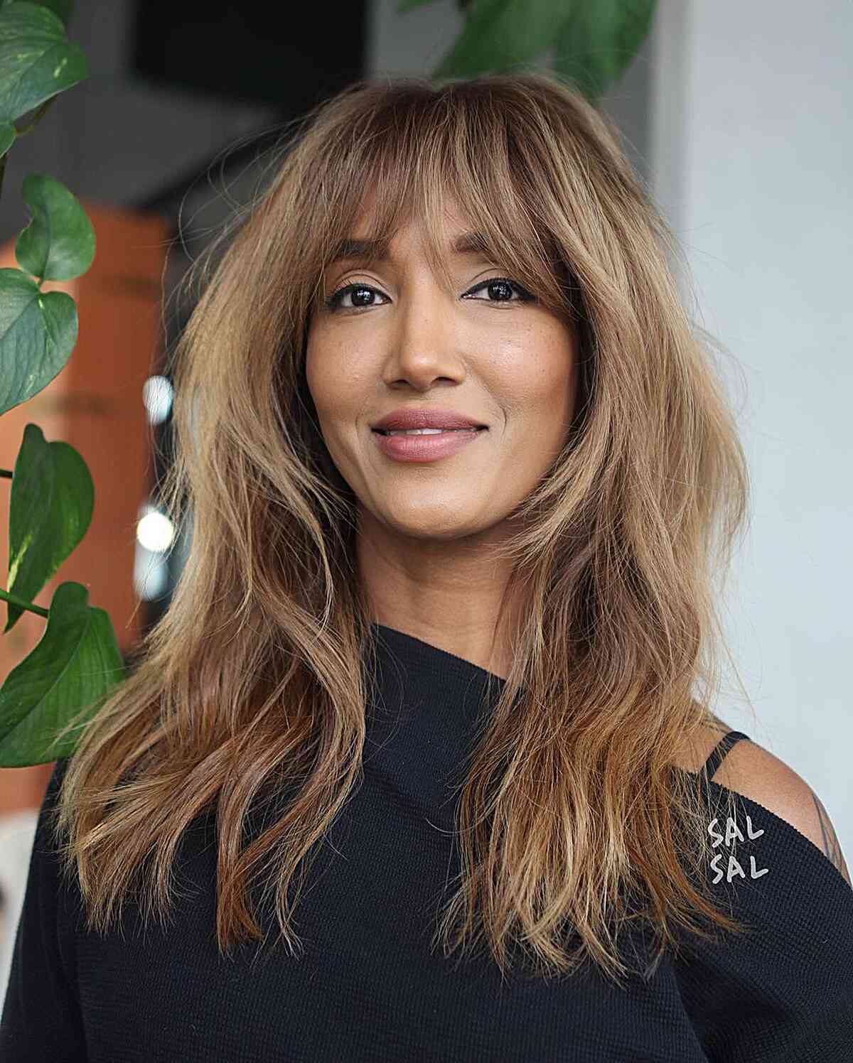 44 Trendy Ideas for Shoulder-Length, Layered Hair with bangs