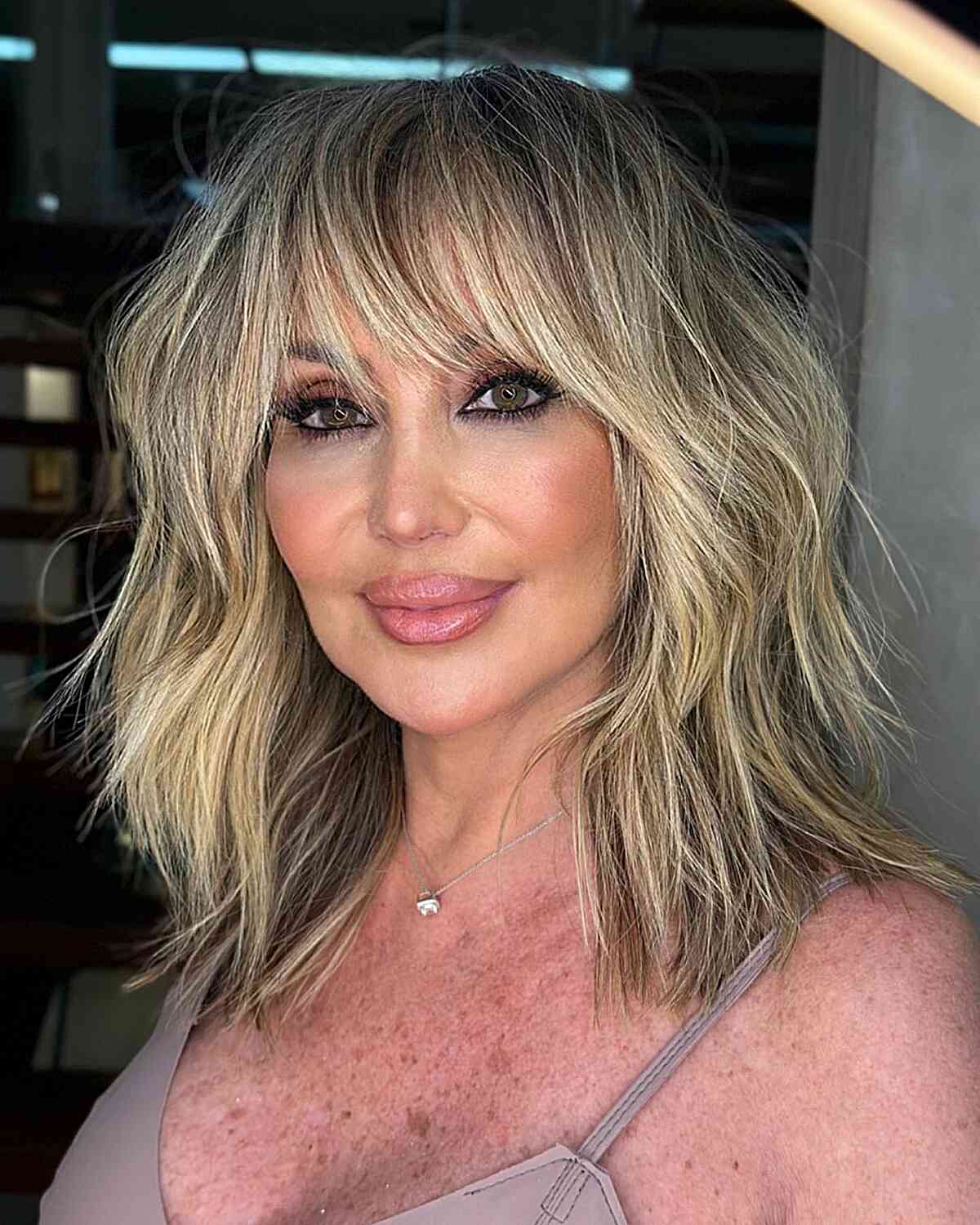 44 Trendy Ideas for Shoulder-Length, Layered Hair with bangs