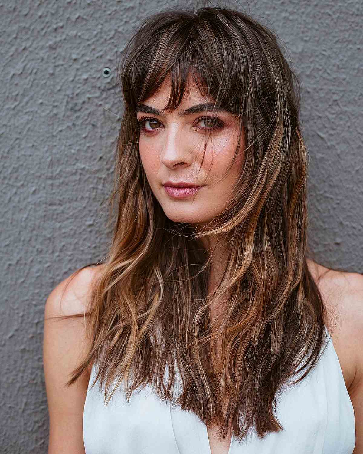 44 Trendy Ideas for Shoulder-Length, Layered Hair with bangs