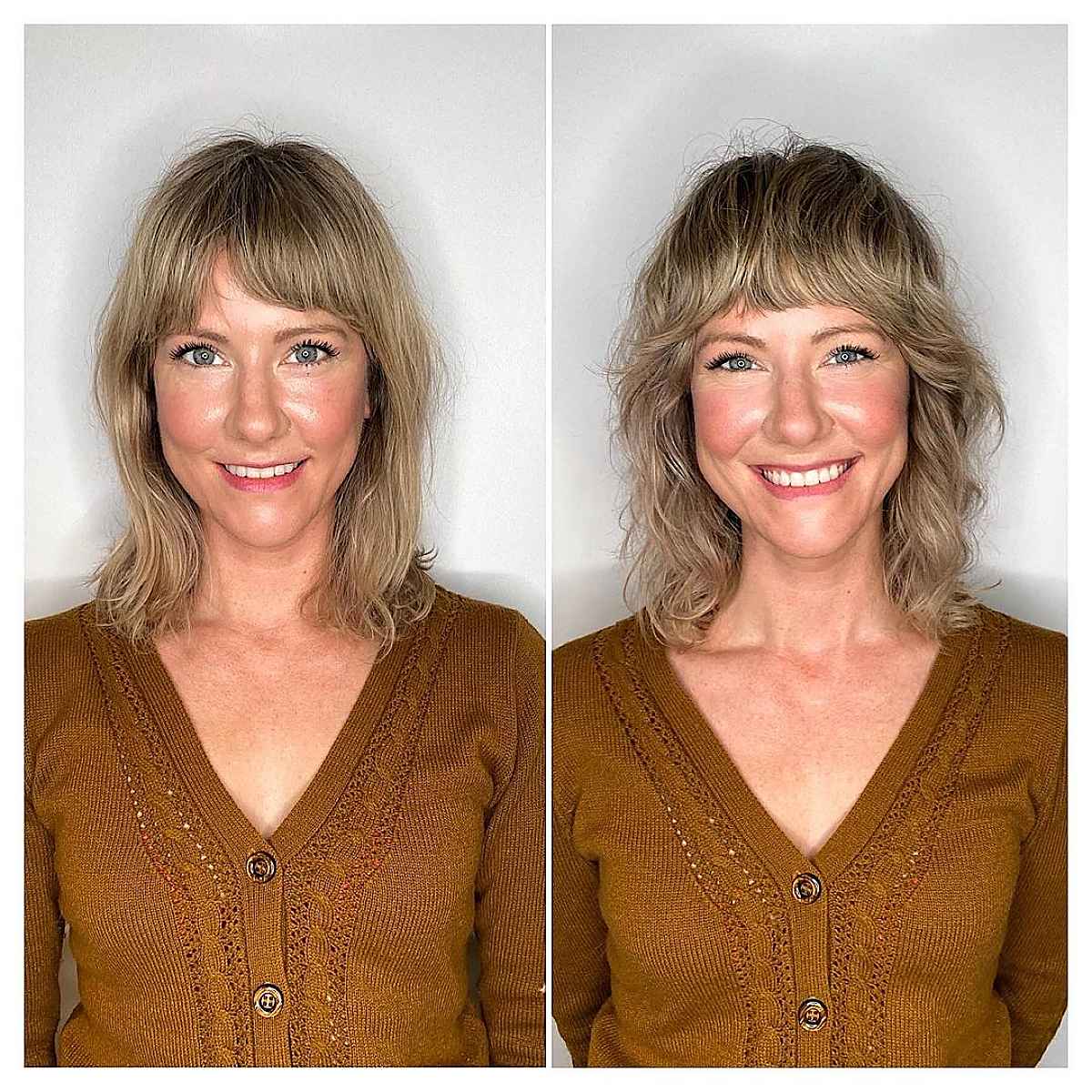 44 Trendy Ideas for Shoulder-Length, Layered Hair with bangs