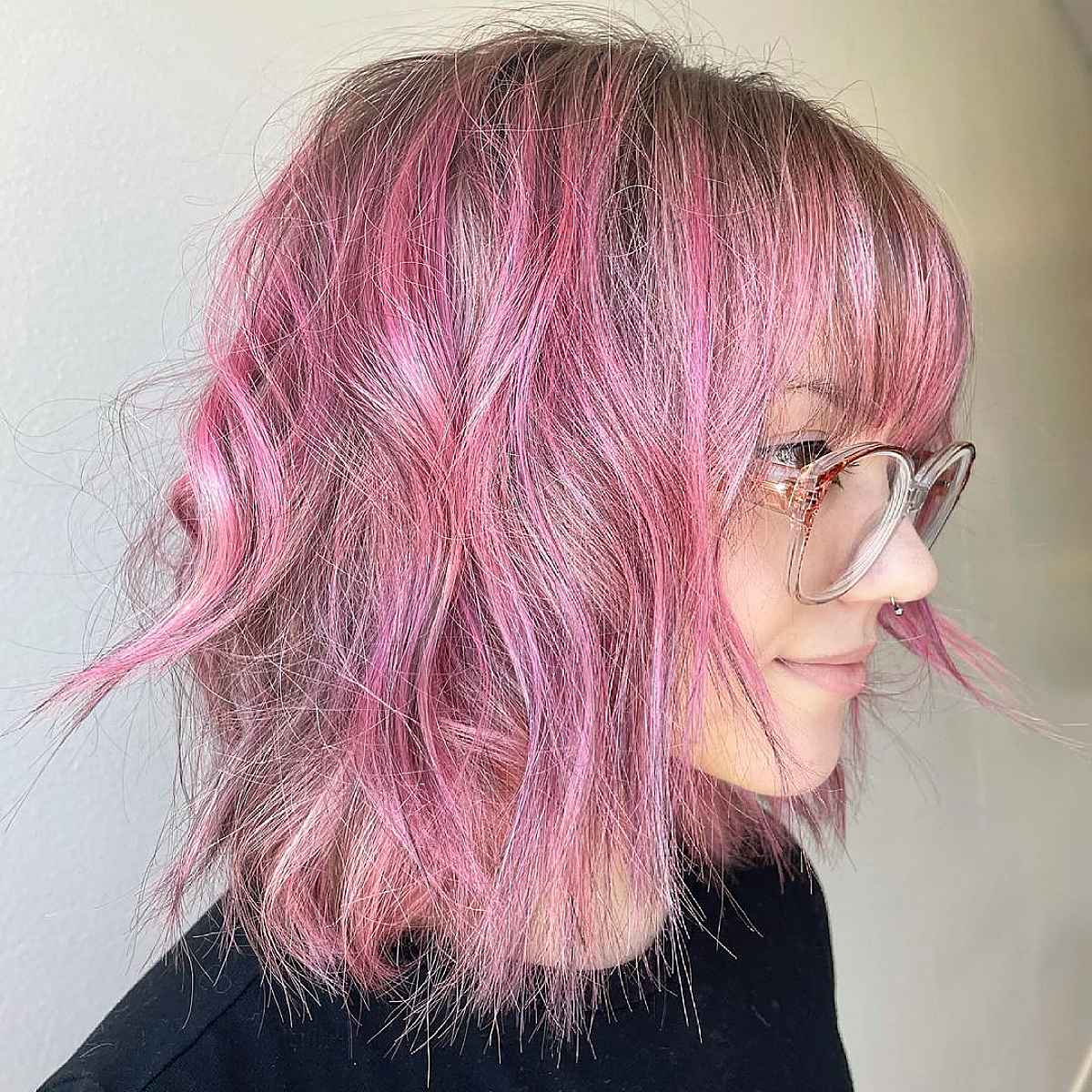 44 Trendy Ideas for Shoulder-Length, Layered Hair with bangs
