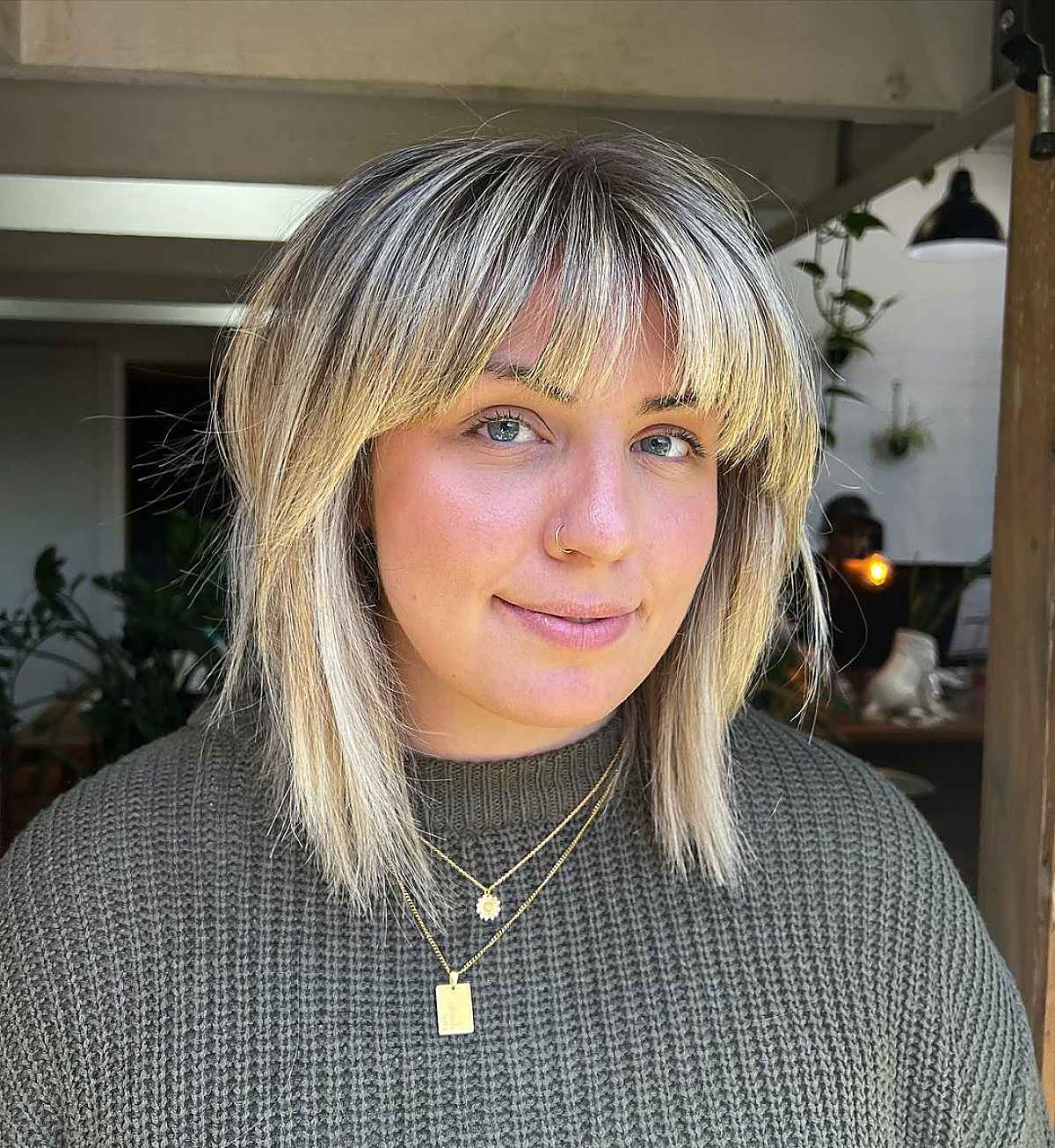 44 Trendy Ideas for Shoulder-Length, Layered Hair with bangs