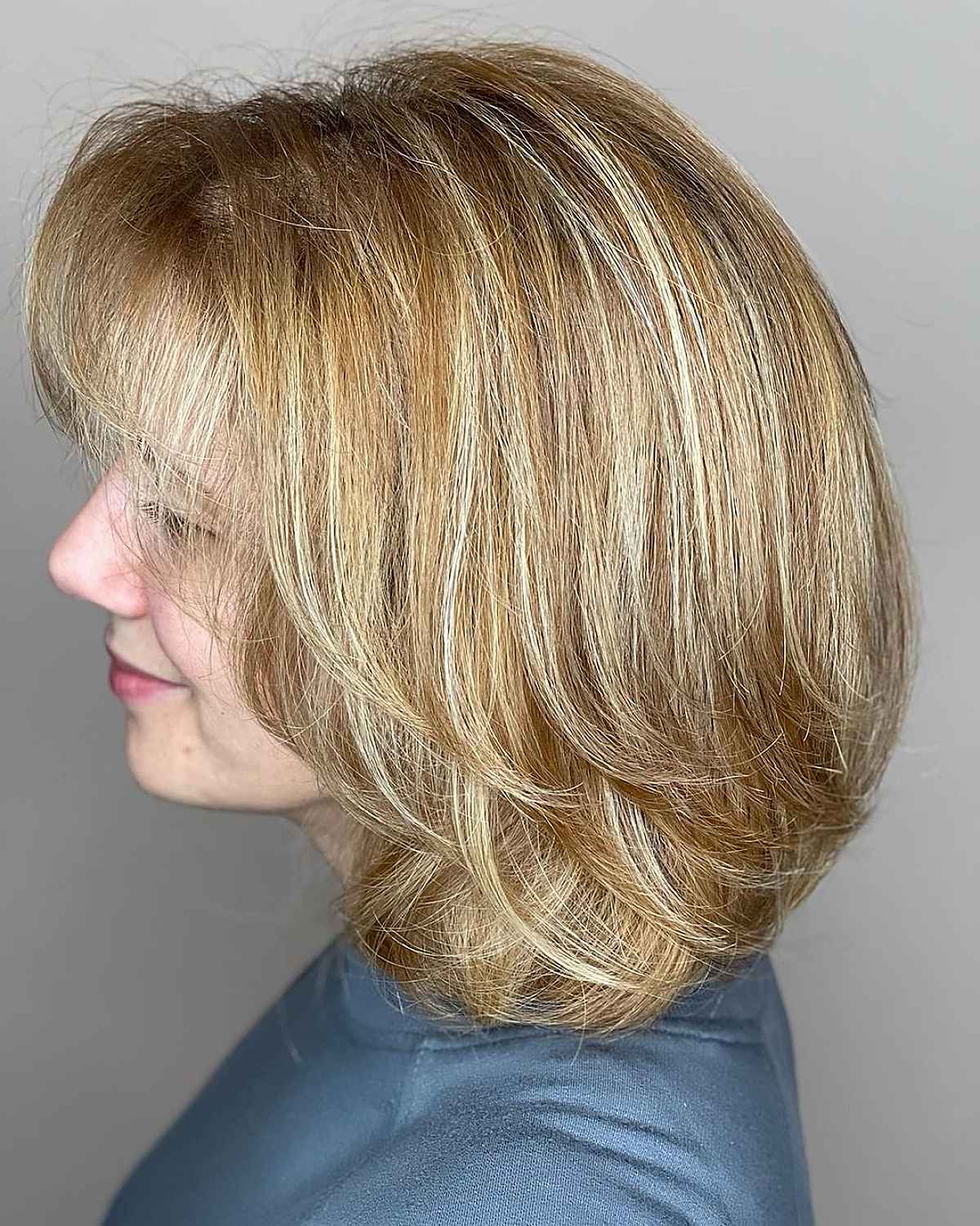 44 Trendy Ideas for Shoulder-Length, Layered Hair with bangs