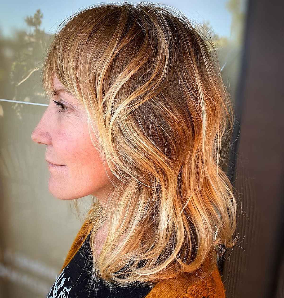44 Trendy Ideas for Shoulder-Length, Layered Hair with bangs