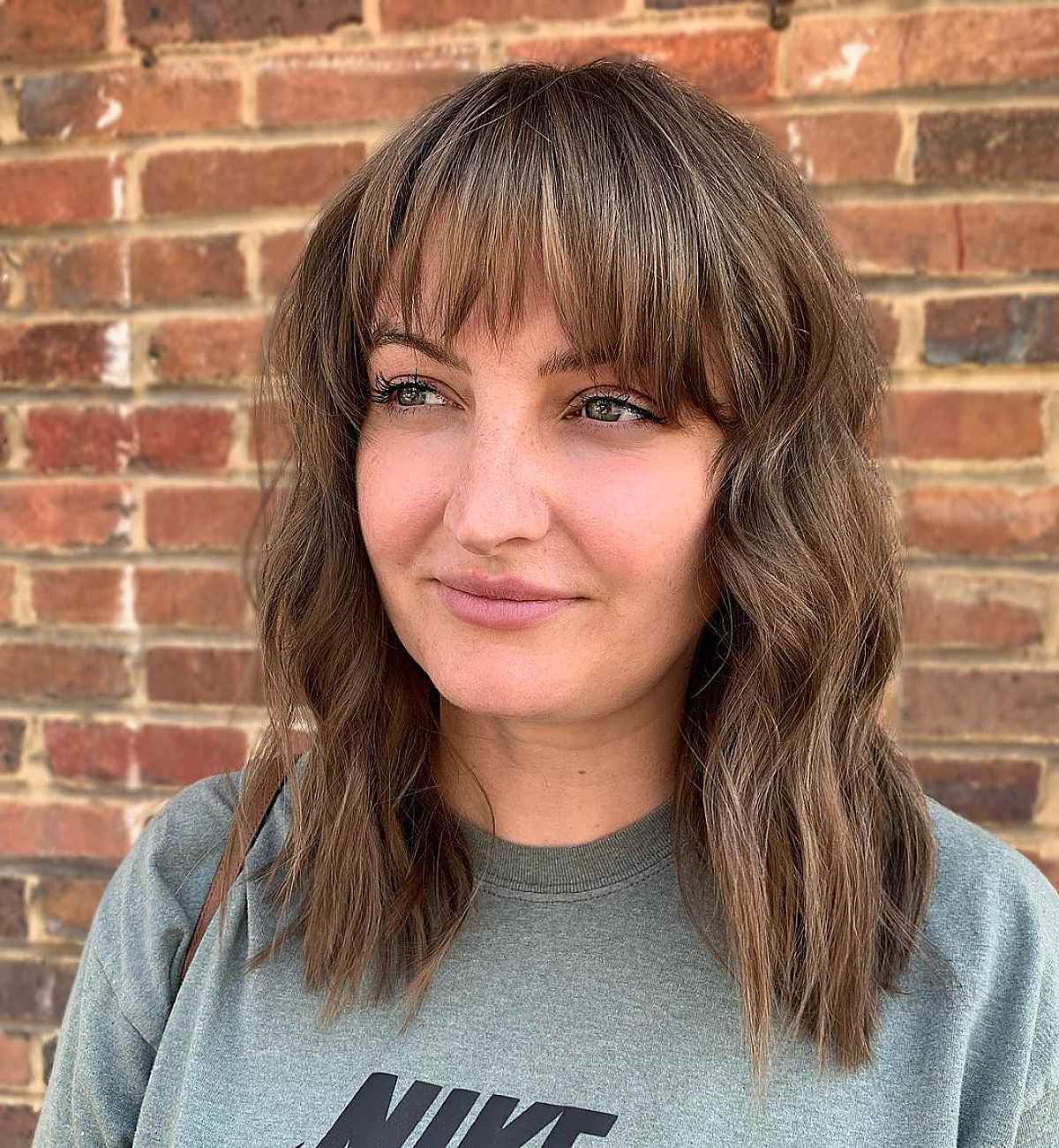 44 Trendy Ideas for Shoulder-Length, Layered Hair with bangs