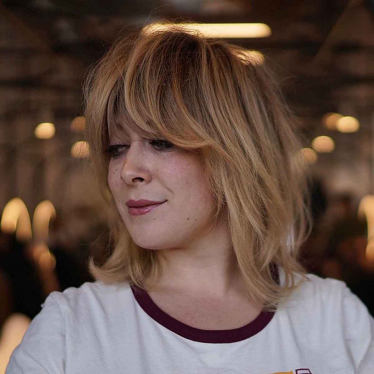 44 Trendy Ideas for Shoulder-Length, Layered Hair with bangs