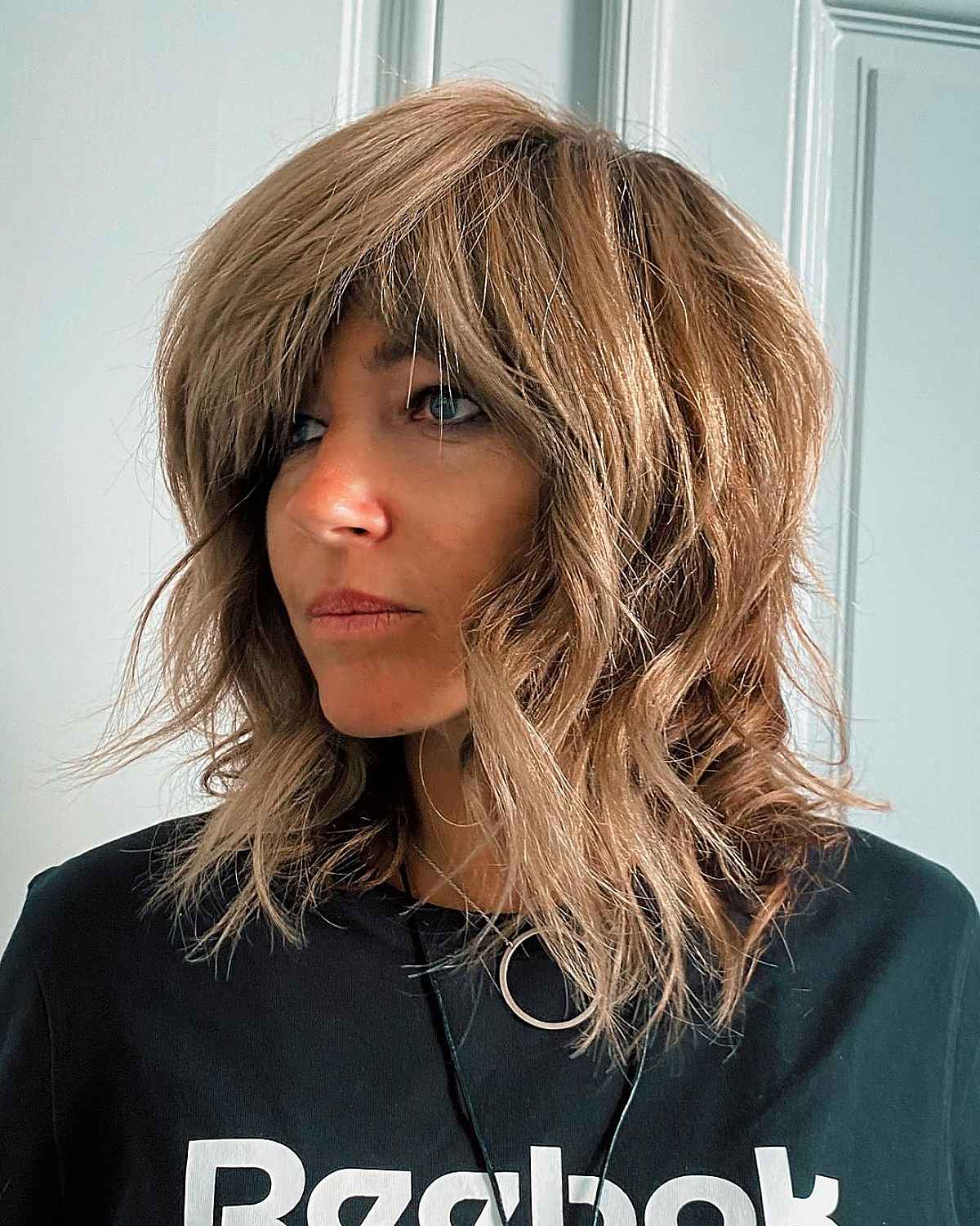 44 Trendy Ideas for Shoulder-Length, Layered Hair with bangs