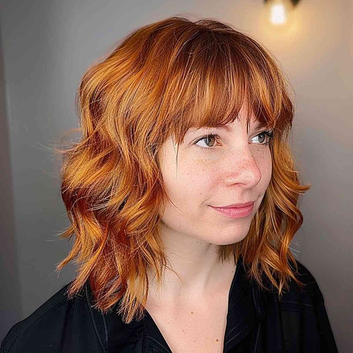 64 Best Layered Hair with Bangs for 2025