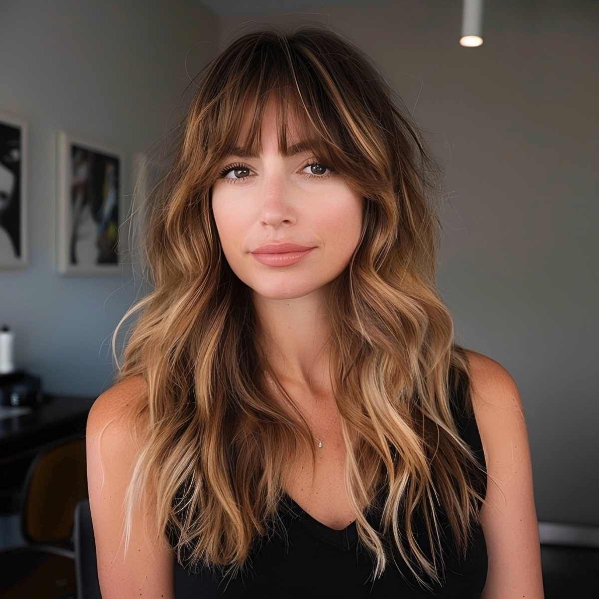 64 Best Layered Hair with Bangs for 2025