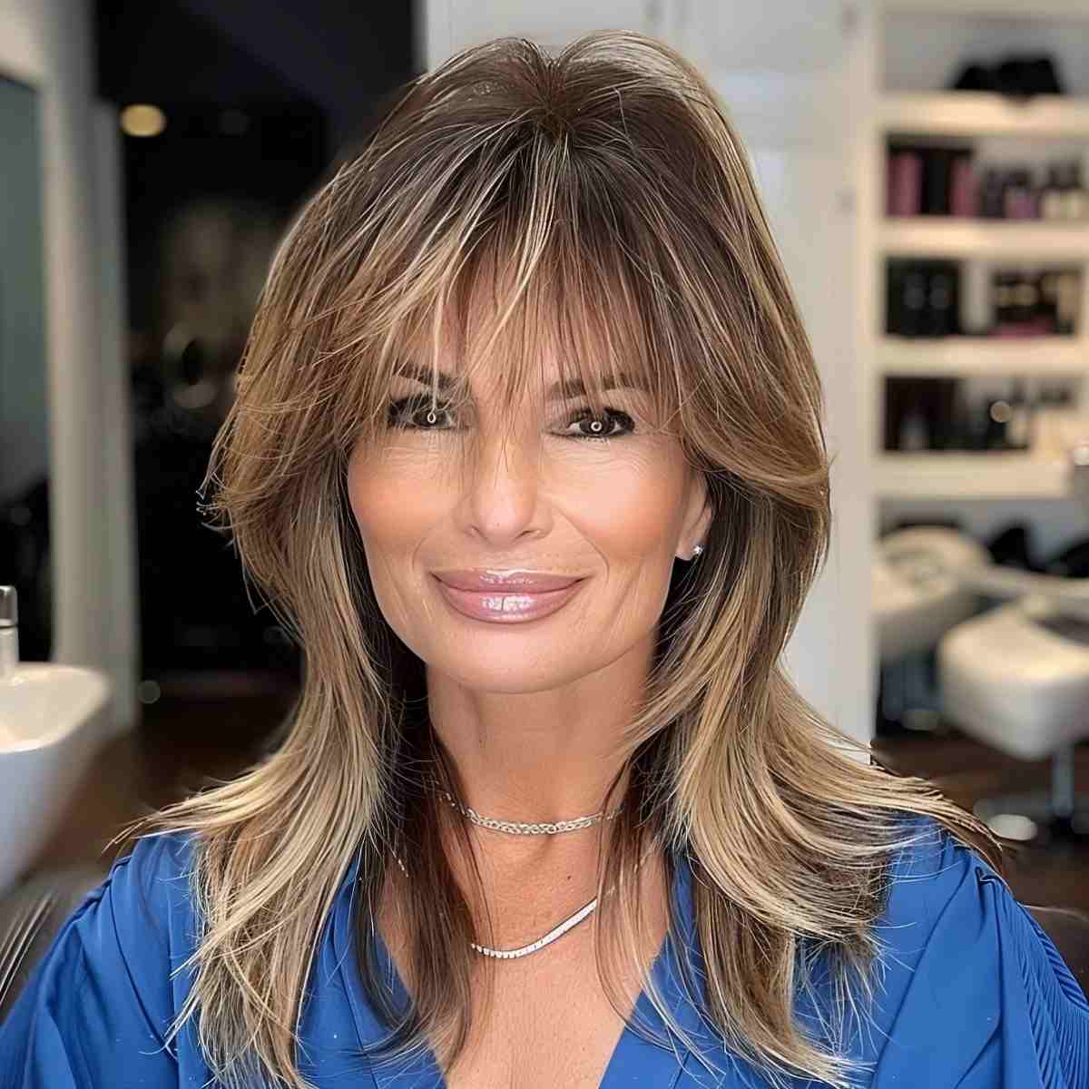 64 Best Layered Hair with Bangs for 2025