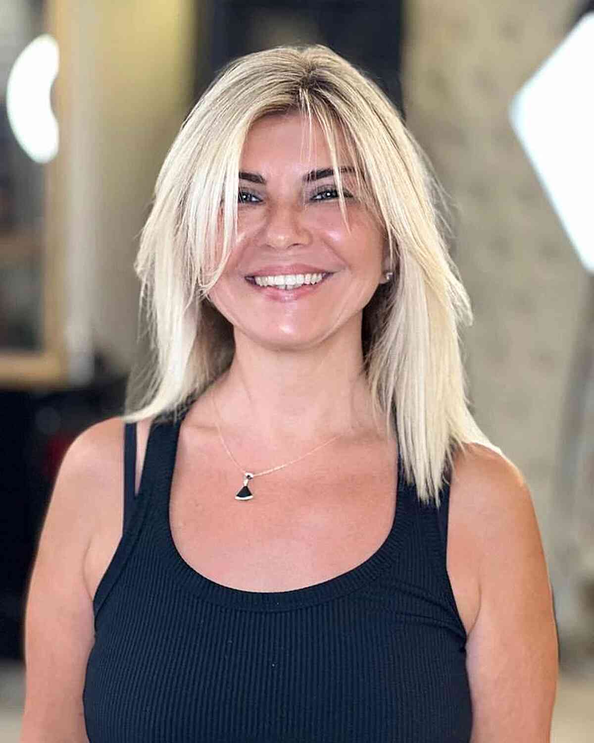 64 Best Layered Hair with Bangs for 2025