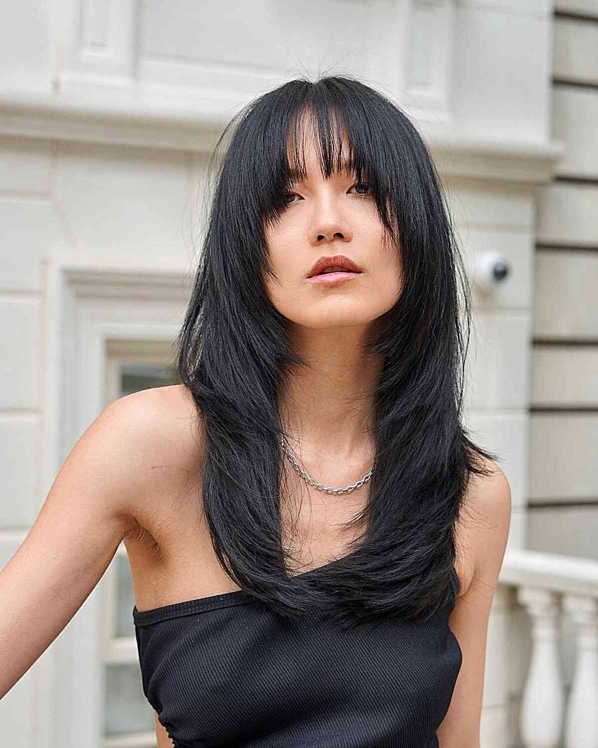 64 Best Layered Hair with Bangs for 2025