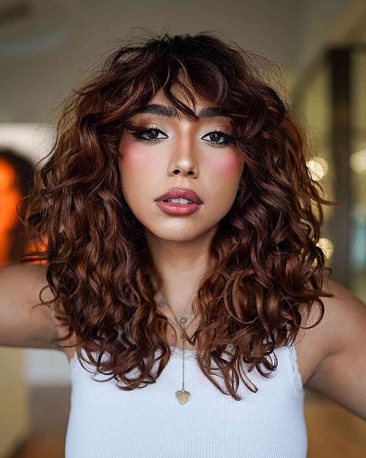 64 Best Layered Hair with Bangs for 2025