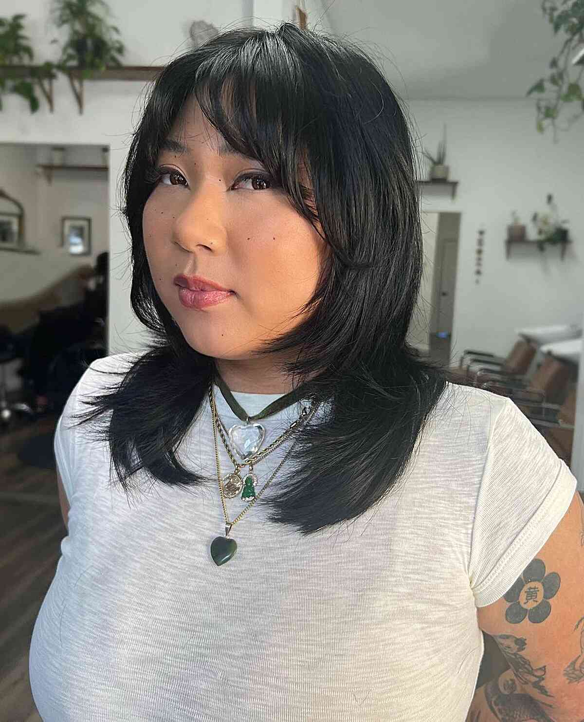 64 Best Layered Hair with Bangs for 2025