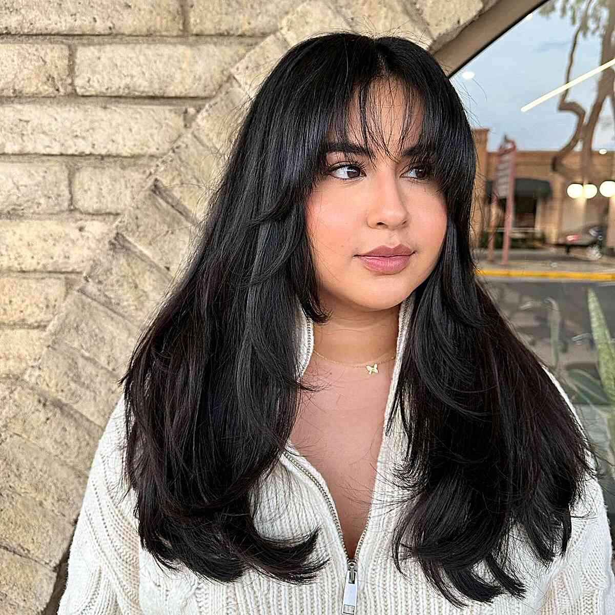 64 Best Layered Hair with Bangs for 2025