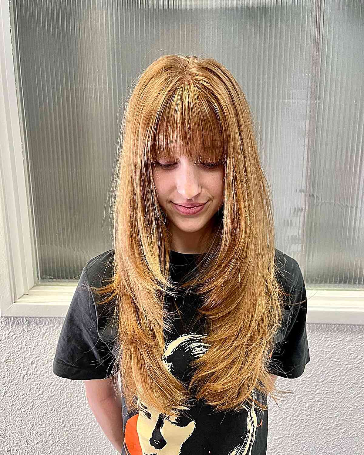 64 Best Layered Hair with Bangs for 2025