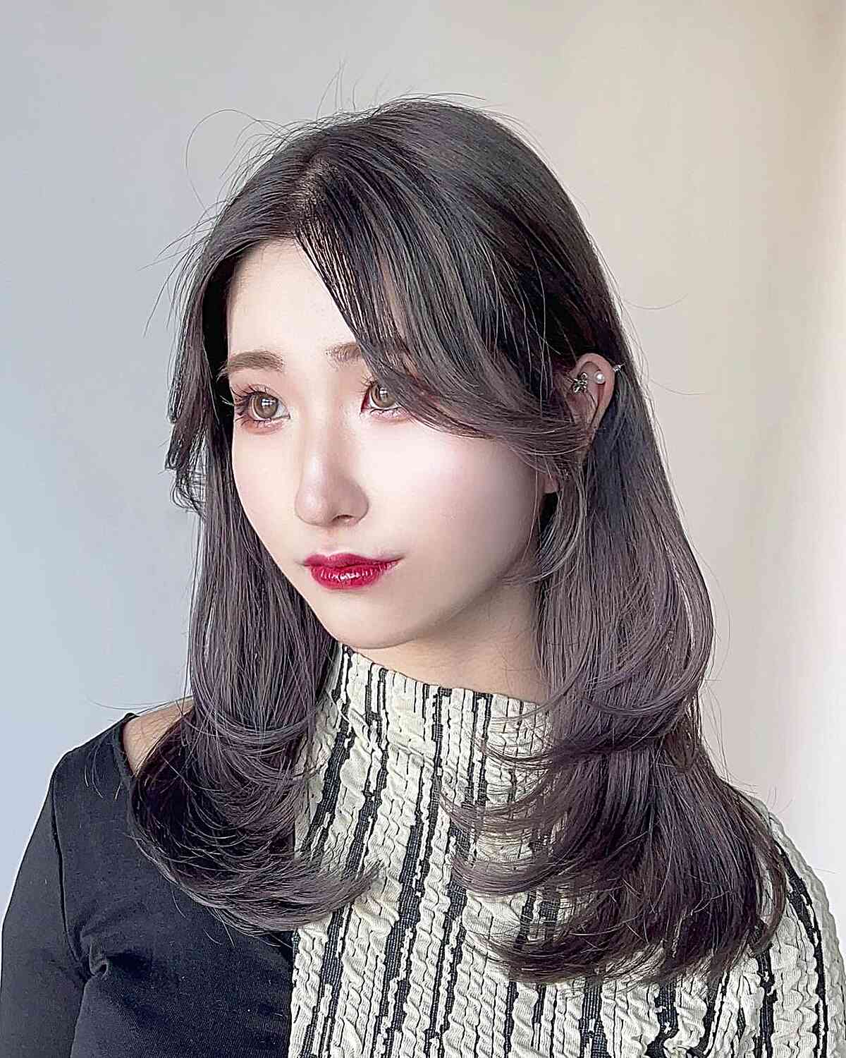 64 Best Layered Hair with Bangs for 2025