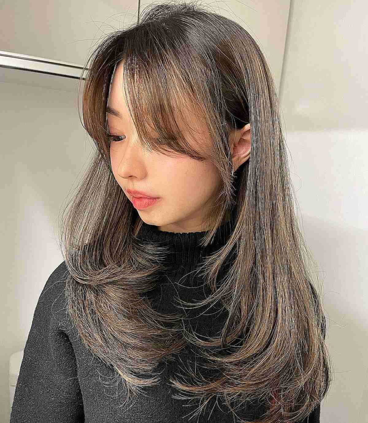 64 Best Layered Hair with Bangs for 2025