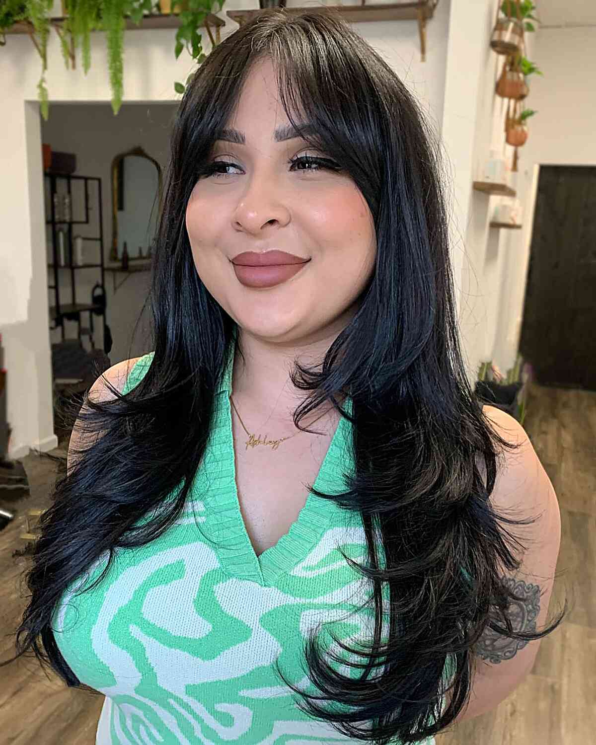 64 Best Layered Hair with Bangs for 2025