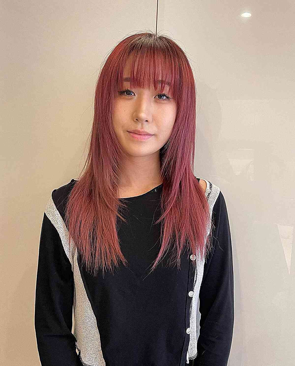 64 Best Layered Hair with Bangs for 2025