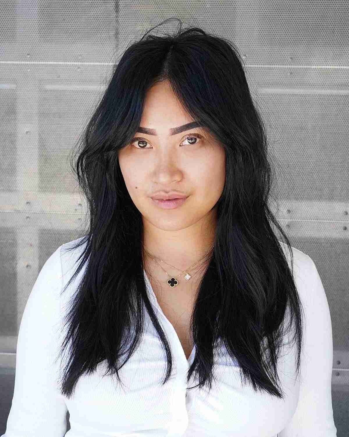 64 Best Layered Hair with Bangs for 2025