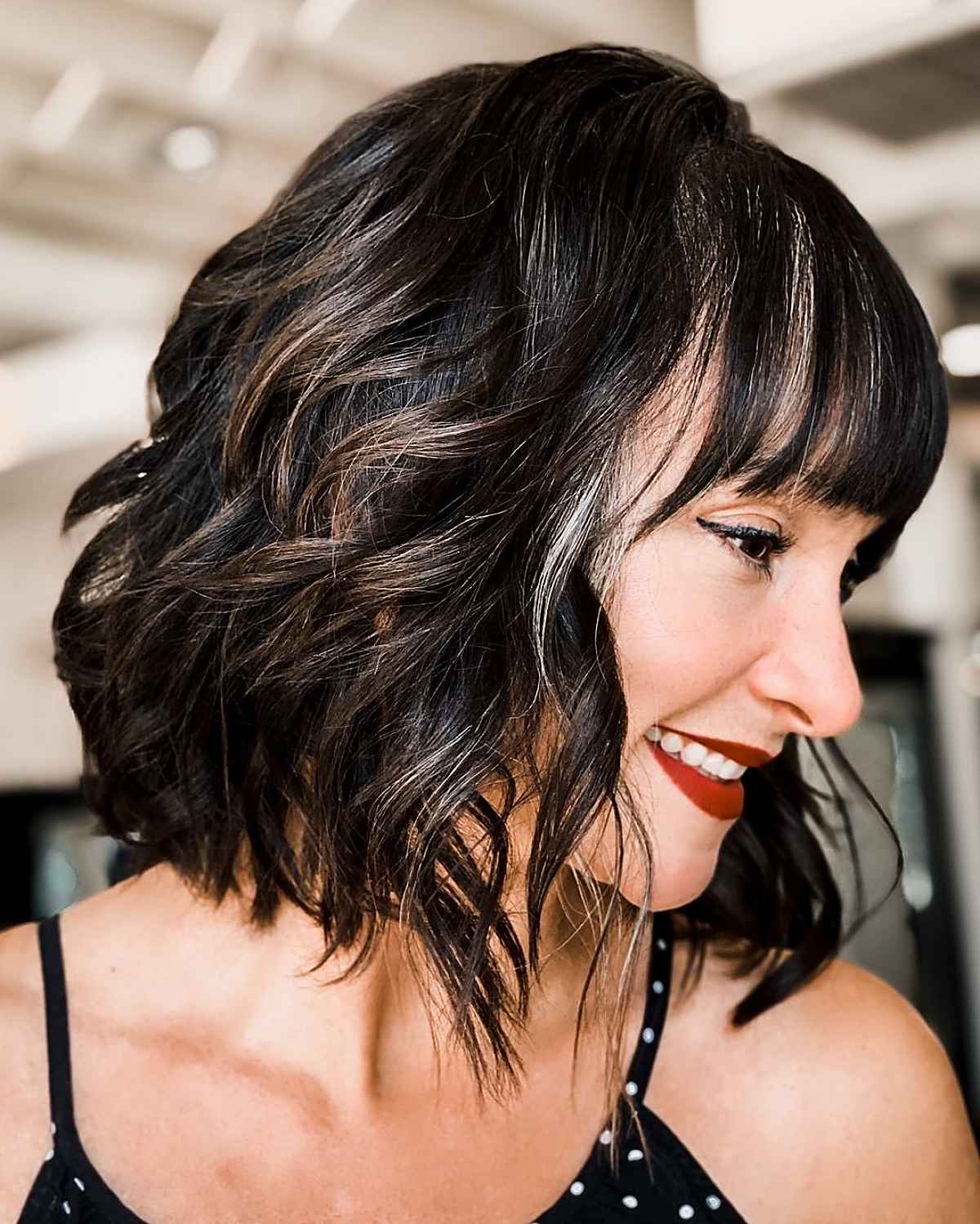 64 Best Layered Hair with Bangs for 2025