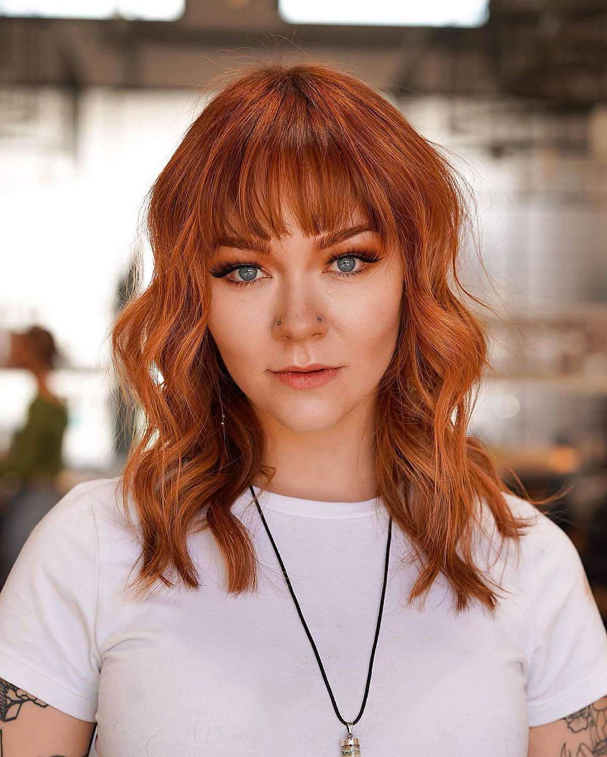 64 Best Layered Hair with Bangs for 2025