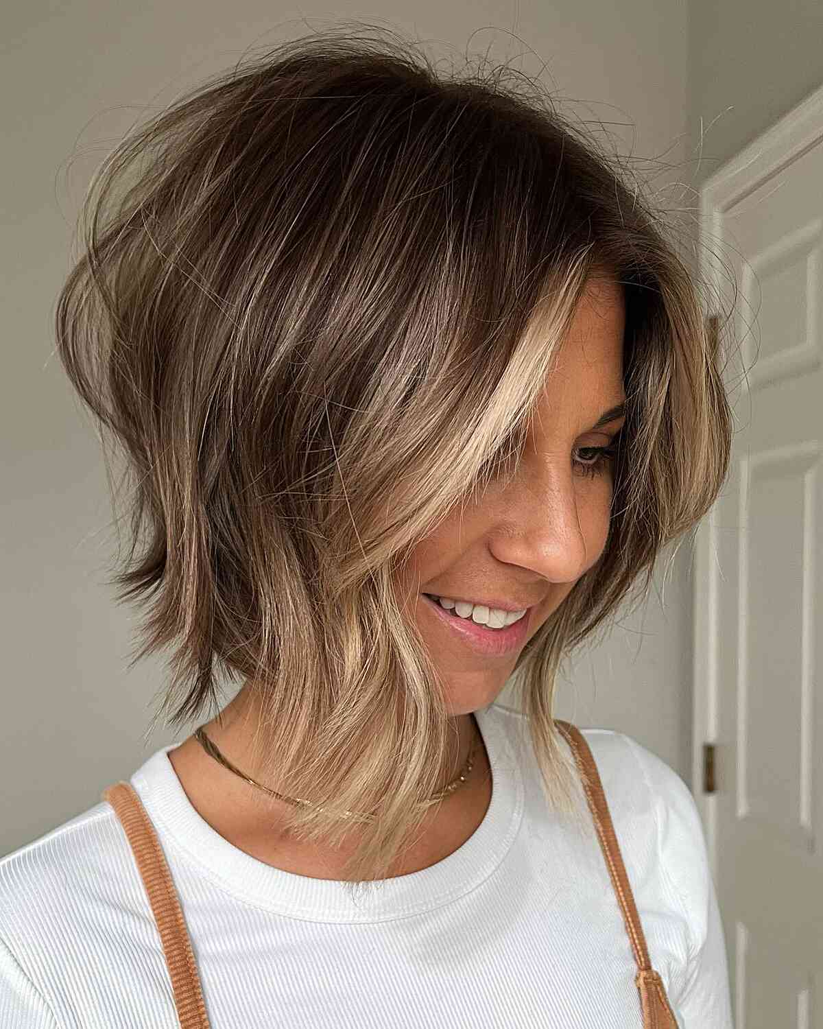 41 Choppy Layered Bobs for Thick Hair to Be Less Poofy