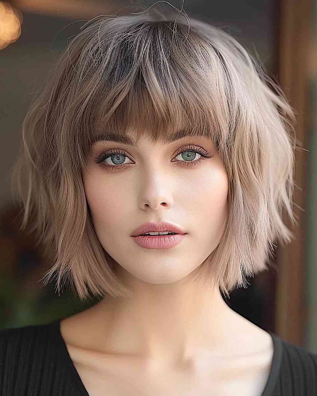 41 Choppy Layered Bobs for Thick Hair to Be Less Poofy