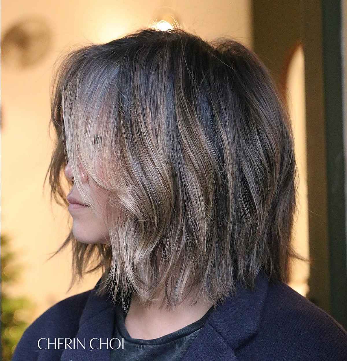 41 Choppy Layered Bobs for Thick Hair to Be Less Poofy