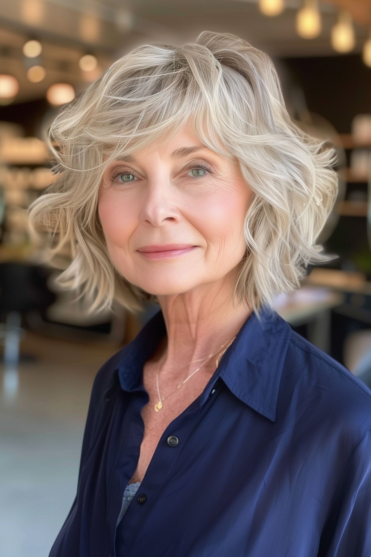 41 Lovely Layered Bob Haircuts for Ladies In Their 60s That Are Easy To Style