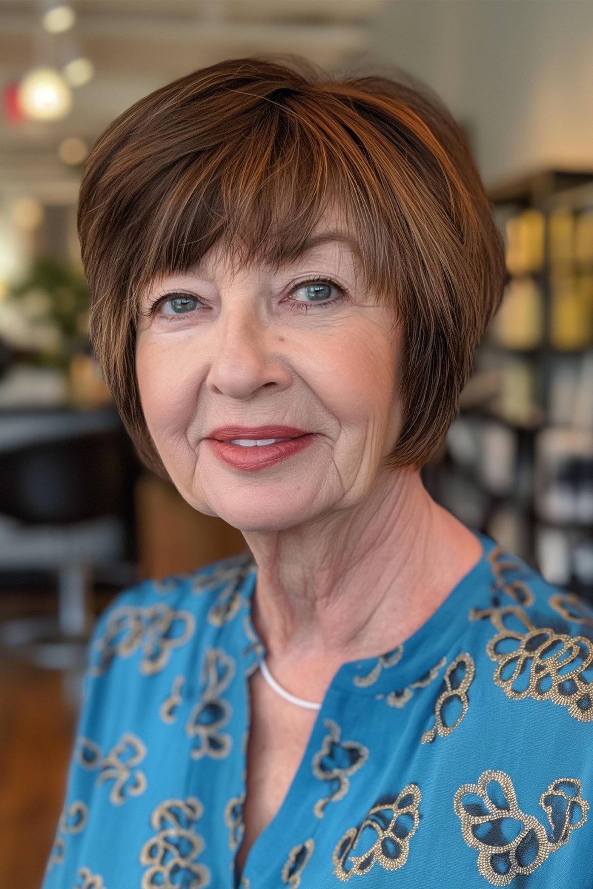 41 Lovely Layered Bob Haircuts for Ladies In Their 60s That Are Easy To Style