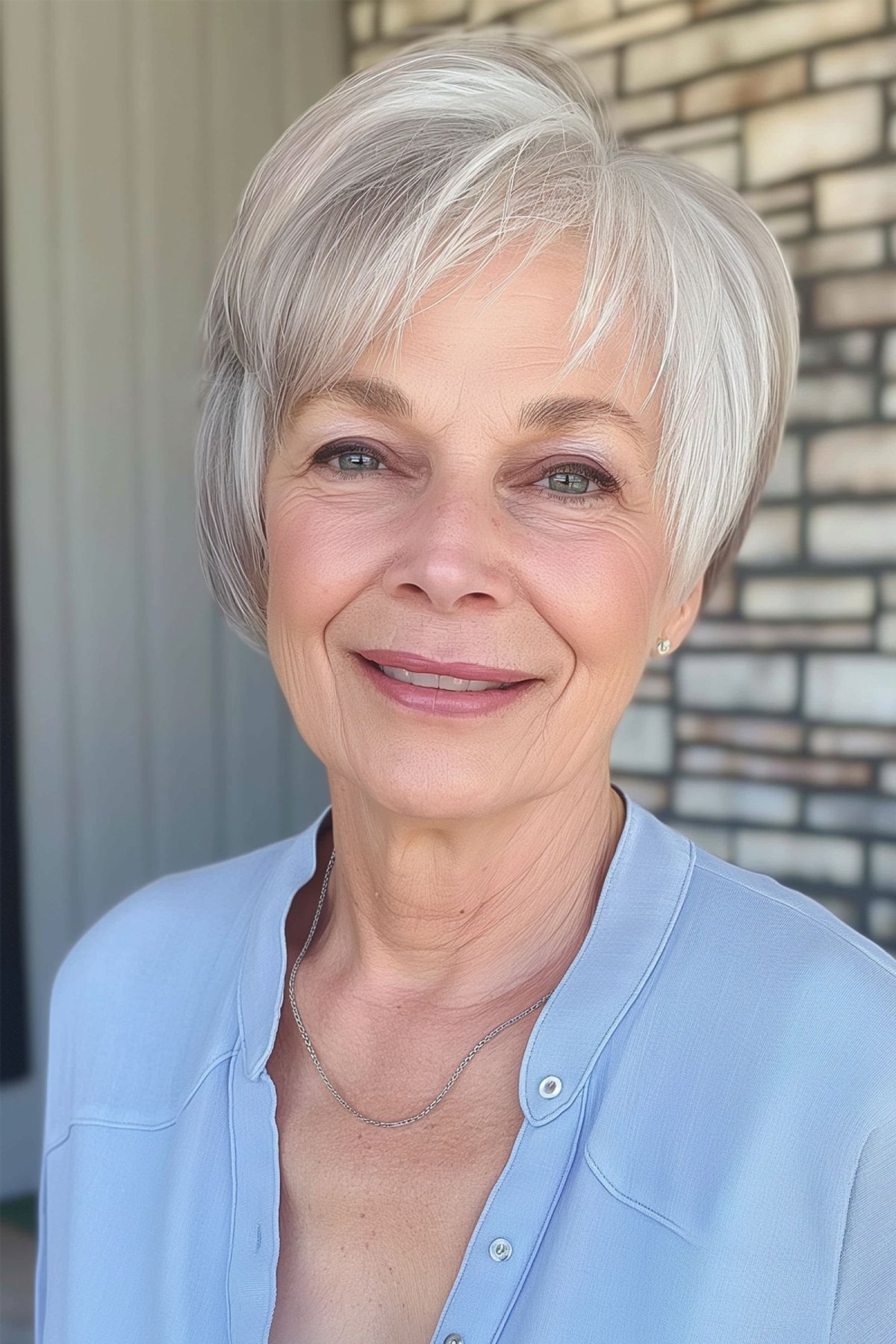 41 Lovely Layered Bob Haircuts for Ladies In Their 60s That Are Easy To Style