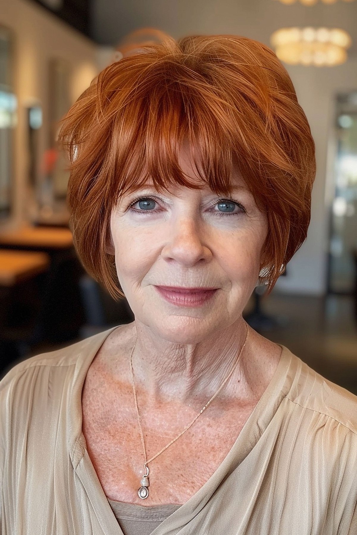 41 Lovely Layered Bob Haircuts for Ladies In Their 60s That Are Easy To Style