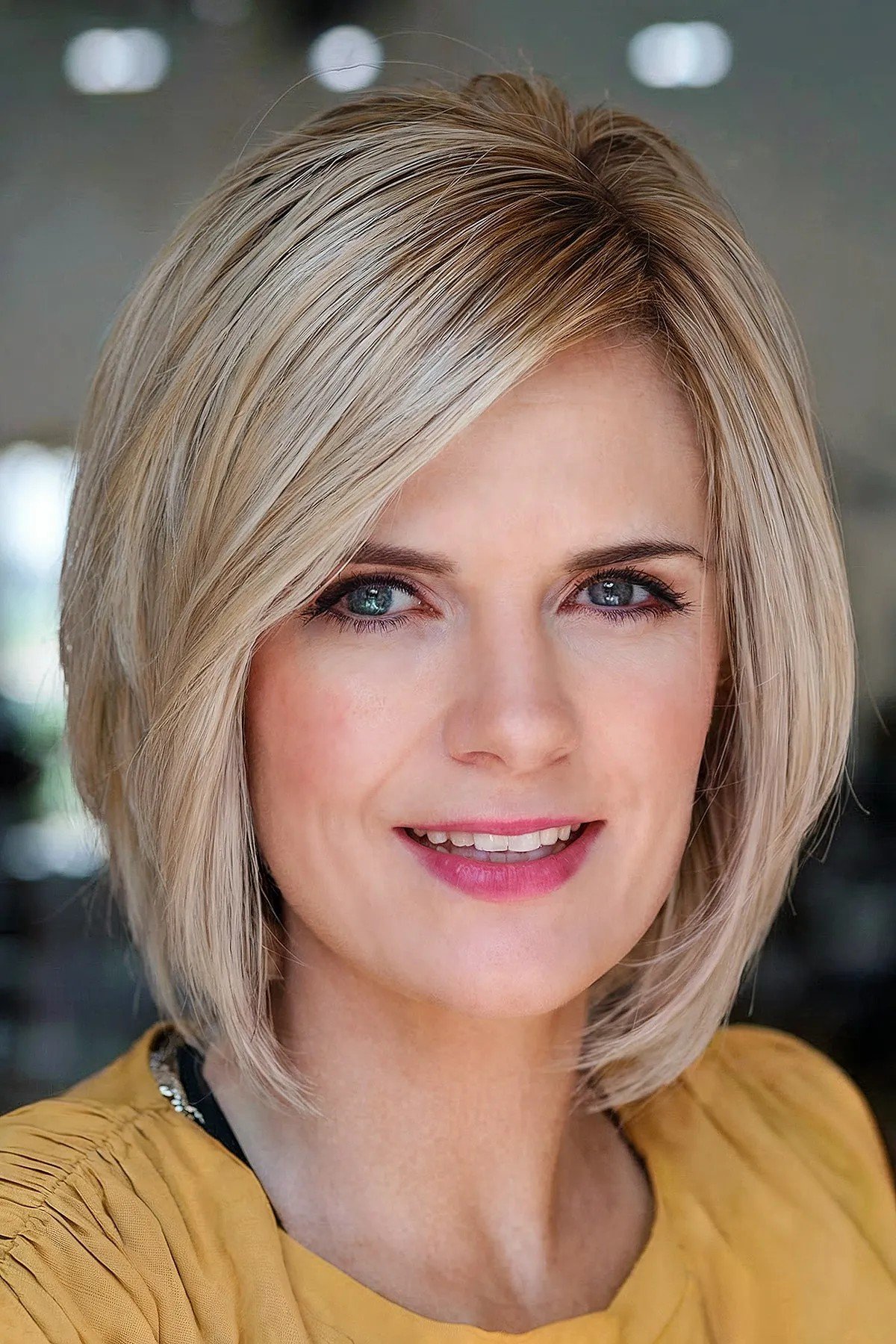 47 Layered Bobs With Bangs To Try This Year